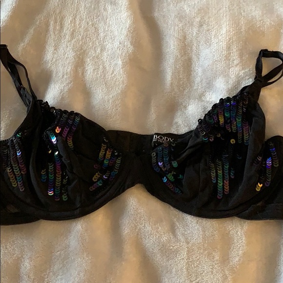 Victoria's Secret Other - Black Victoria’s Secret Bra with Sequins 38B